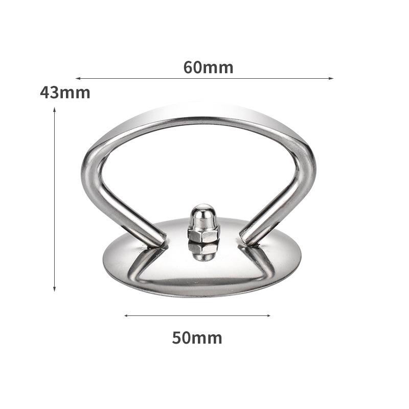 Universal Stainless Steel Pot Lid Handle Grip for Wok, Soup, Milk, and Glass Lids.