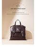 2025 Echtes Leder Vielseitige Damenmode Rucksack Handtasche