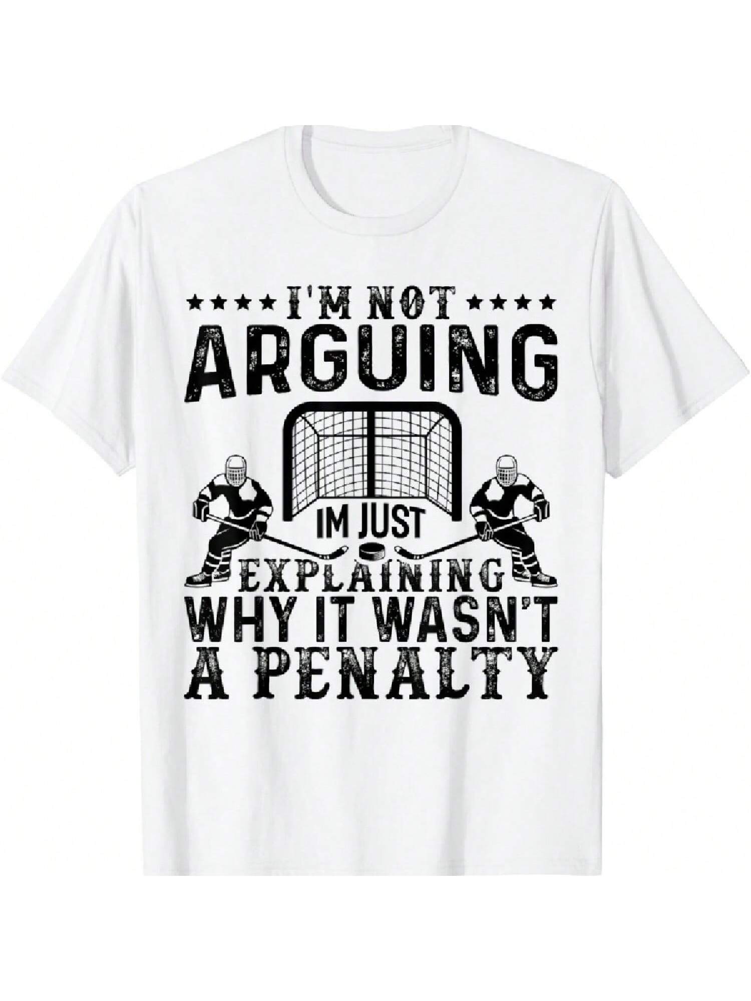 Hockey Player Arguing Gift Funny Hockey T-Shirt S разноцветный