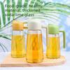 Glass Oil Bottle 2 In 1 Spray and Pour Kitchen Oil Dispenser for Home Cooking