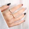 Adjustable Thin Pearl Bead Ring - Elegant Model 3 with High-End Feel