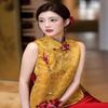 Dámská Brož Hanfu s Imitací Perel Módní Šperky Dlouhý Visící Třásně Cheongsam Doplňky Slitina Cheongsam Lisovaný Límec