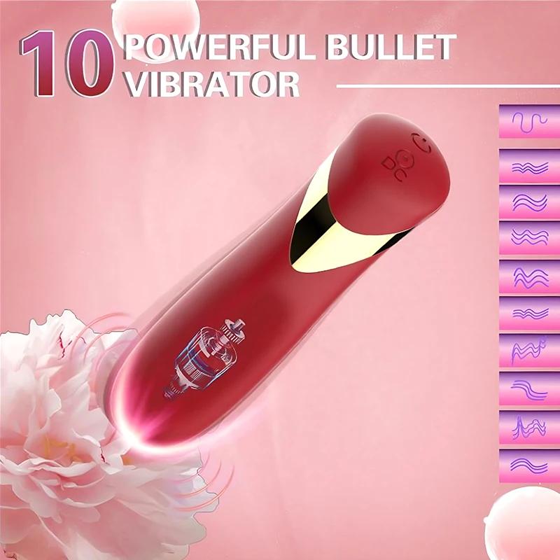 10 Speed Mini Bullet Vibrator for Women G-Spot Clitoris Stimulator Love Egg Vagina Massager Female Masturbator Adult Sex Toys