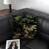 Camouflage Cushion Cover Natural Linen Organic Fabric Double-Sided Printing Sofa Home Decor Gift Pillow Case