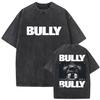 Kanye West Bully T-shirt Grafica Lavata Vintage Oversize Unisex Cotone