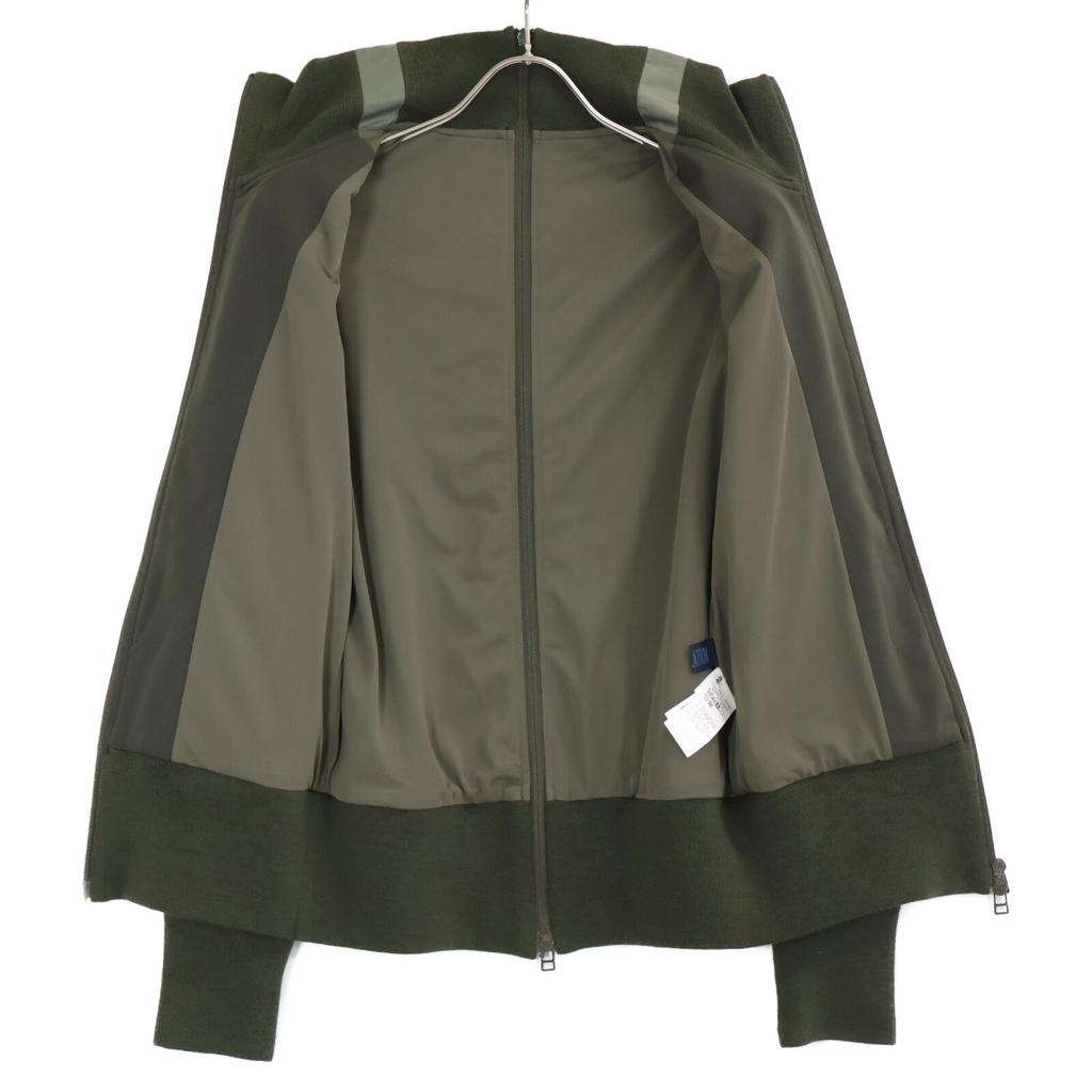 REGULATION Yohji Yamamoto [Good Condition] FU-J51-800 Front and back zipper jersey Jacket 2 khakiUsed