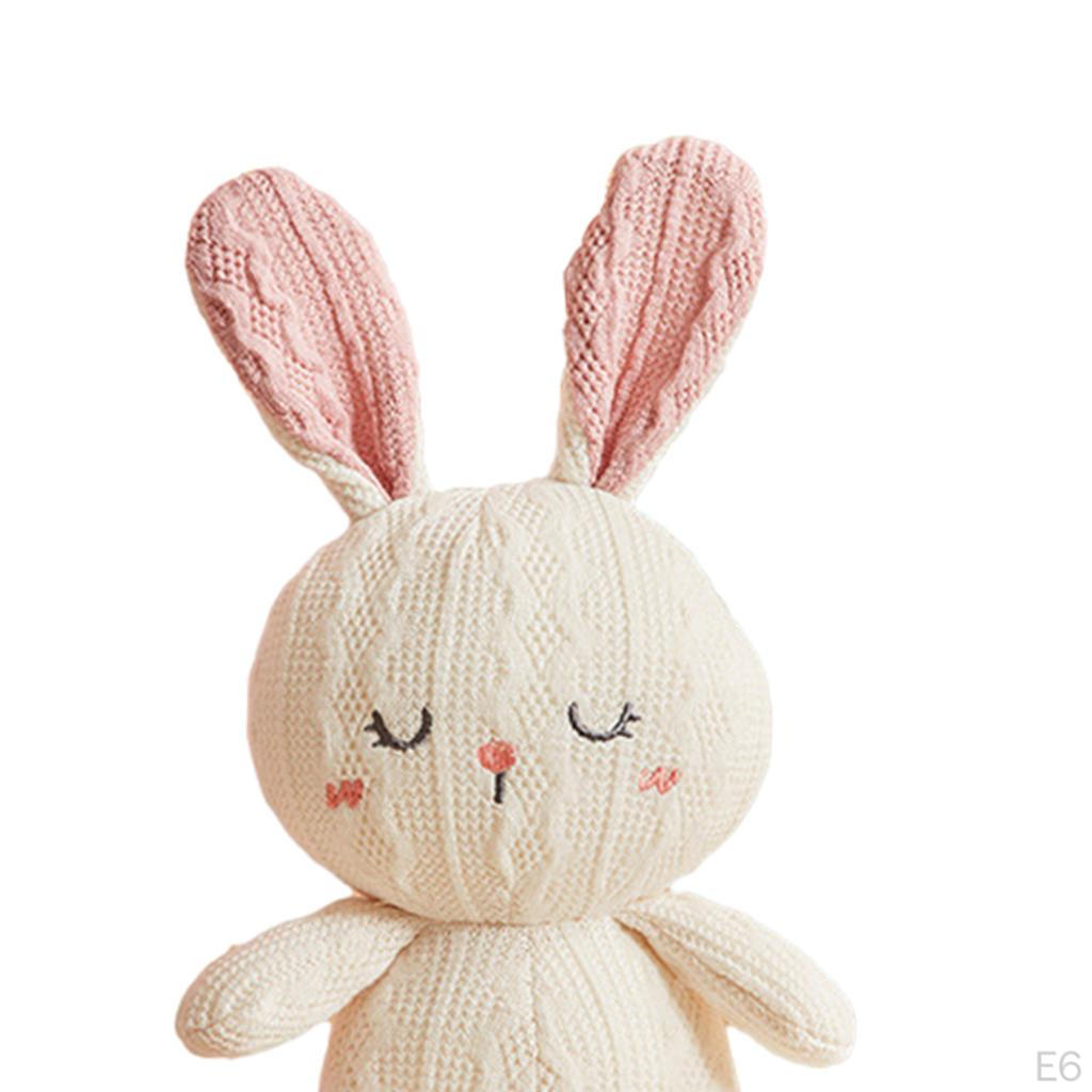 Animals Doll Toy Soft Stuffed Knitted Fabric for Babies, Kindergarteners, Girls