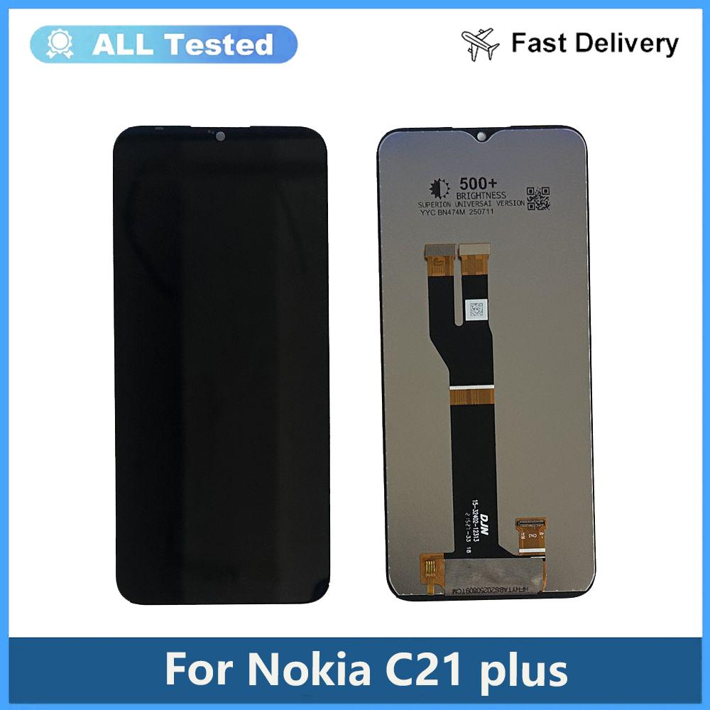 LCD Screen and Digitizer Full Assembly For Nokia C21 plus