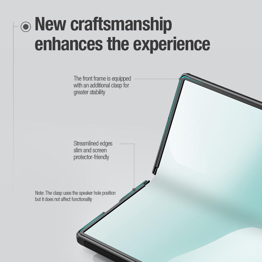NILLKIN For Samsung Galaxy Z Fold 7 5G Case 360 Super Frosted Shield Fold Shockproof Matte Cover Protection