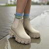 Rain Boots for Both Sunny and Rainy Days Atagirl Thick-soled Side-gore