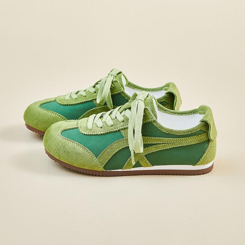New German Training White Shoes for Women In Summer Students' Sports and Leisure Breathable Thick Sole Height