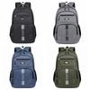 Large Capacity Student School Bag Solid Color Travel Knapsack  High School Student
