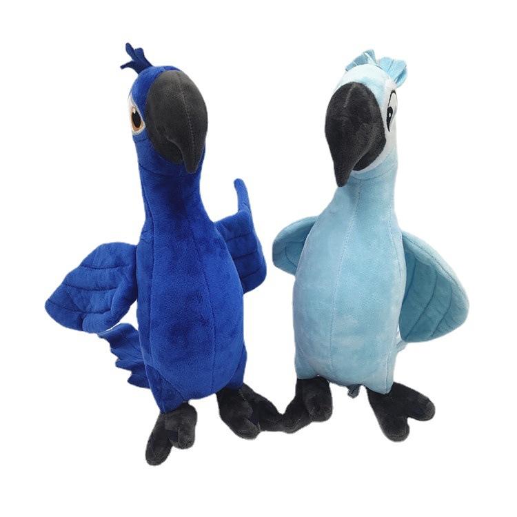 Rio Adventure Rio2 Macaw Plush Toy Doll Can Stand Alone