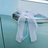 Wedding Bows Bows None Wedding Vase White 30Pcs About 13*22cm Cars Chairs Photo Decoration Polyester Ribbon Bow