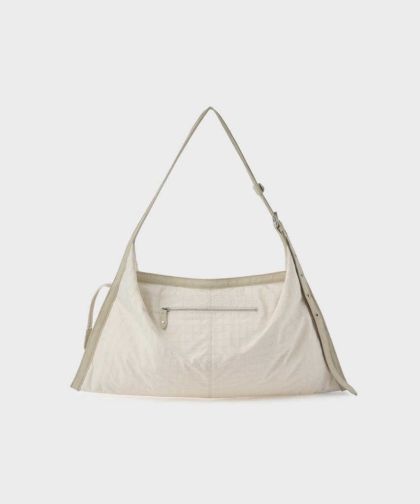 Sunlit Buckle Crossbody Bag (Check Ivory)