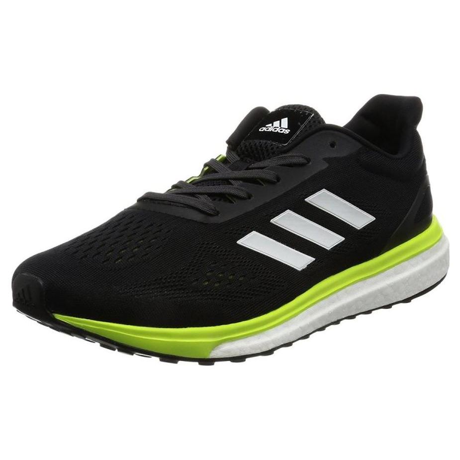 Adidas Response Super 2.0 Comfortable Versatile Non-Slip Low-Top Running Shoes Men Sneakers Black White Green BB3420