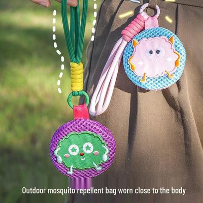 Children's Mosquito Repellent Pendant Earphone Bag - Cute Dragon Boat Festival Spice Coin Purse.