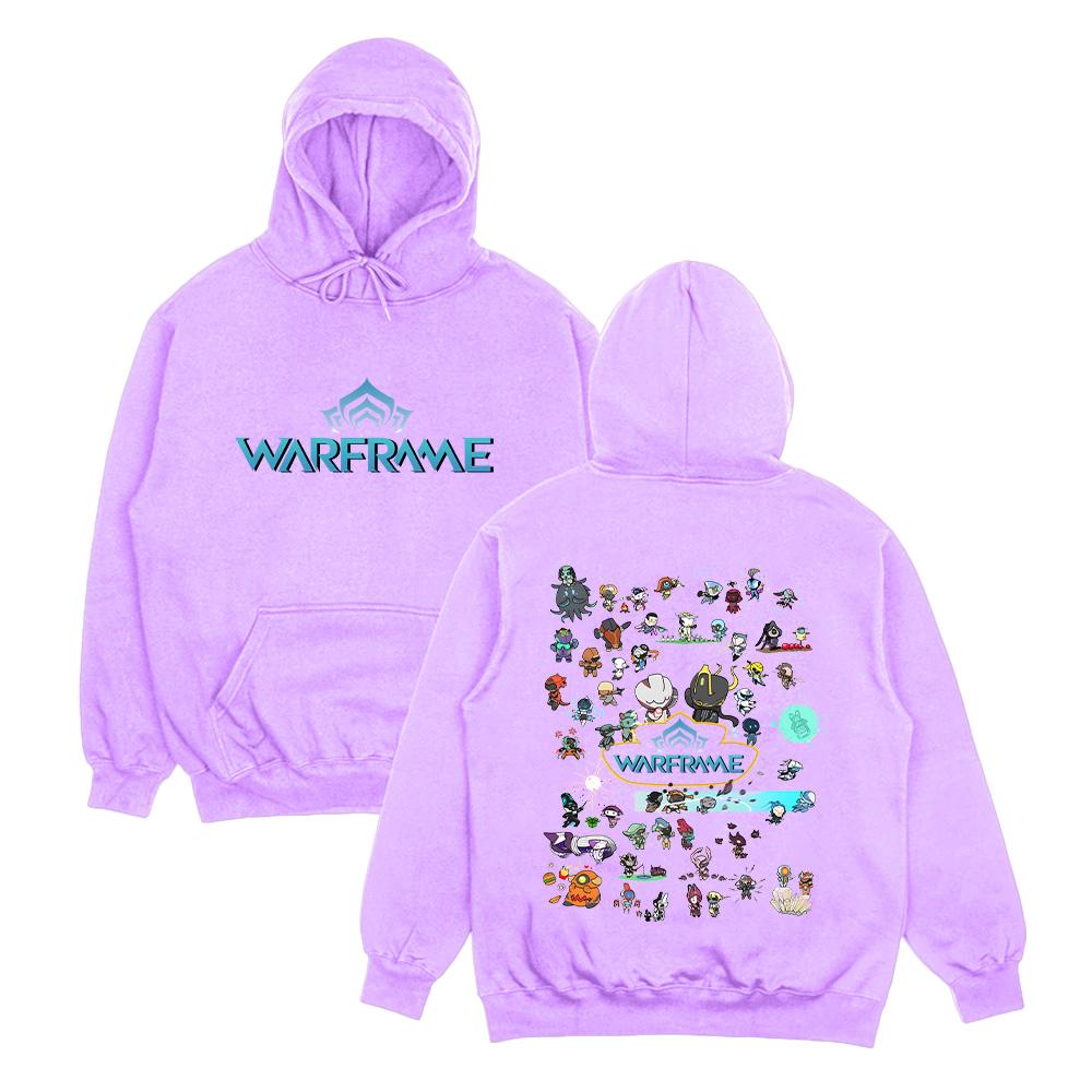 Warframe Premium Anniversary Hoodies Fashion High Street Loose Sweatshirts Long Sleeve Women Men Pullover Comic Casual Tops