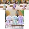 Ultra Soft Plush Toy Jellyfish Keychain Adorable Ocean Animal Stuffed Doll