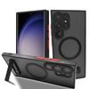 UYUXIO Translucent Magnetic Mobile Phone Case with Kickstand for Samsung Galaxy S26 S25 Ultra S24 S23 FE S22 Plus Stand Cover