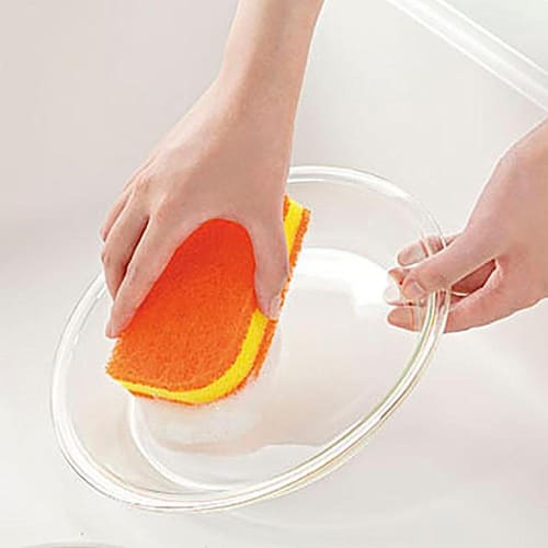 3M Kitchen Sponge Non-Scratch Leaf Type 2 Pieces Scotch Brite SS72KE-2PW