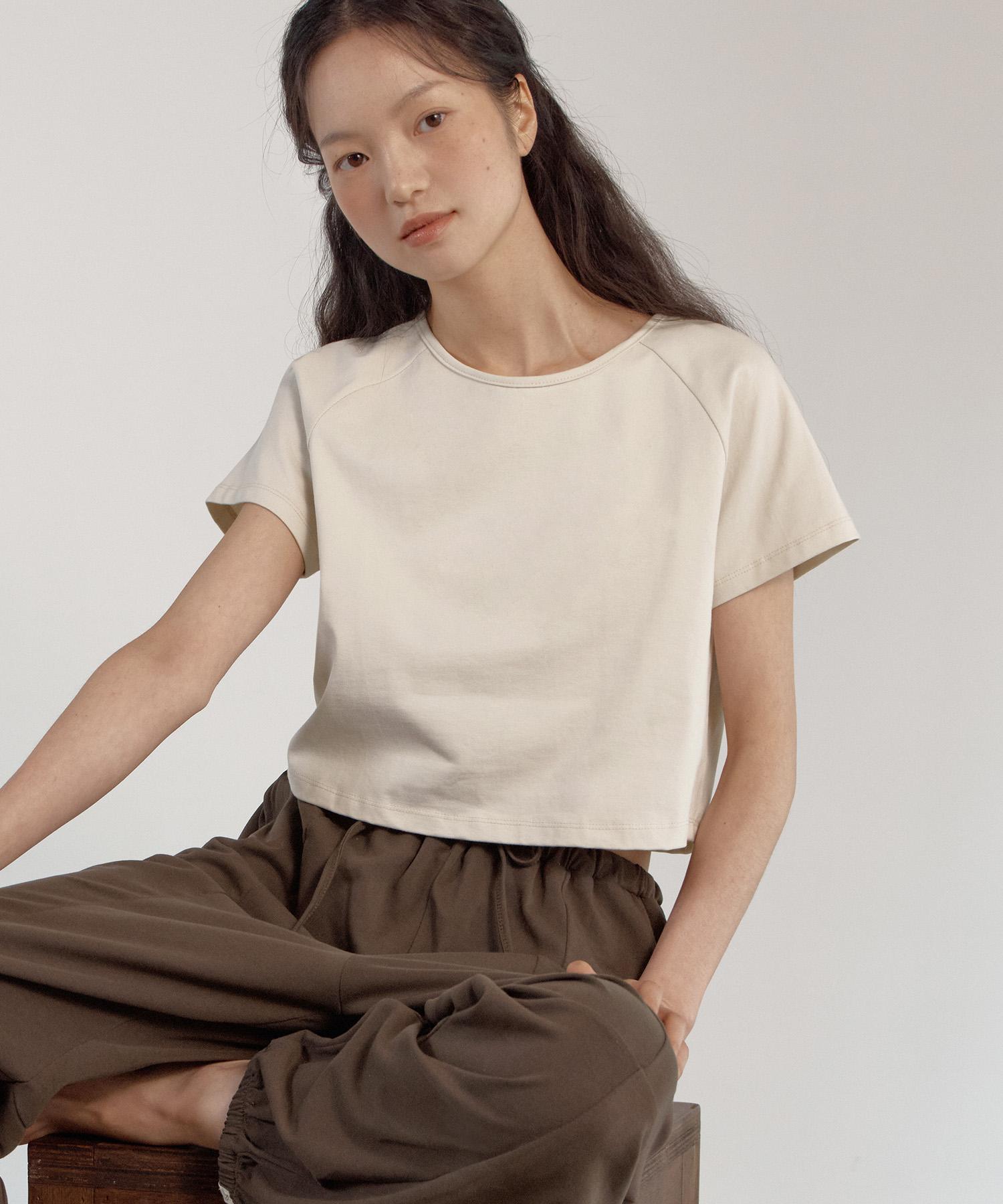 Diyani Surya Crop Top (Creme Brulee) Free