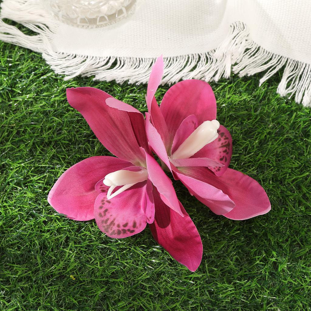 AWAYTR Elegant Large Flower Duckbill Hairpin Floral Hair Clip Valentine Headwear Hair Accessories Festival Gift