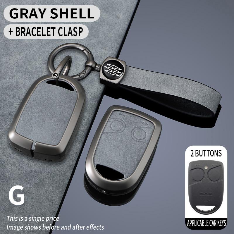 Zinc Alloy Car Key Case Cover For Daf Xf 105 106 Xg If Cf Euro Truck Remote Decoration Shell Keychain Holder Fob Accessories