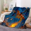 1pc Charizard Blanket Lightweight Flannel Blanket Throw Blanket For Sofa, Bed, Travel, Camping, Livingroom, Office, Couch