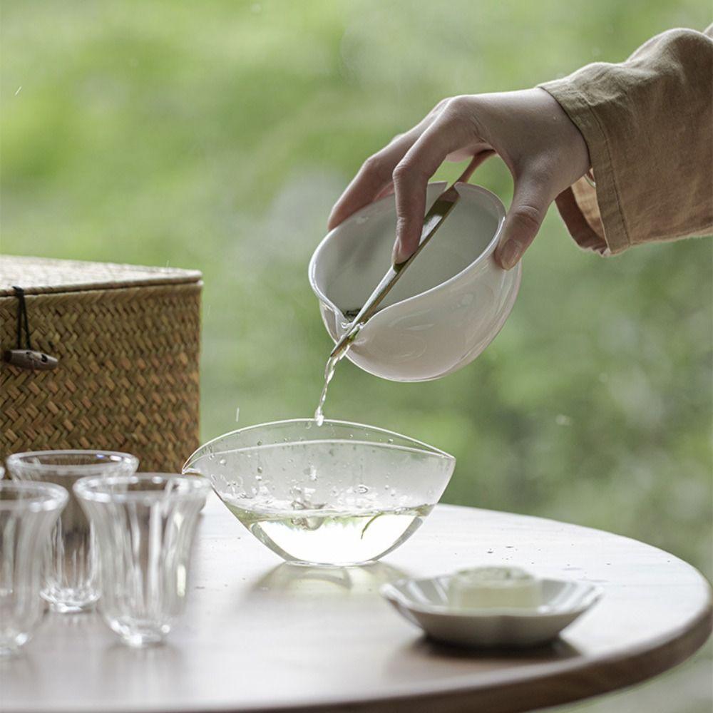 Tea-Making Tools Green Tea Mixing Bowl with Mouthpiece 2-piece Matcha Bowl Set  for Tea Lovers