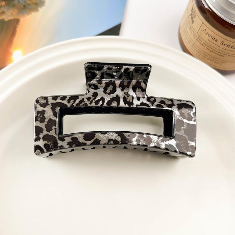 Sweet Fruit Heart-shaped Printed Grab Clip Shark Clip Simple and Fresh Semi-tied Hair Clip and Hair Accessory