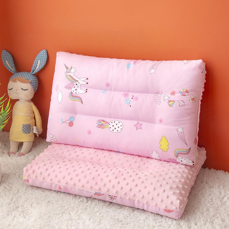 Children's Double-Sided Cartoon Cotton Bean Pillow - High Elasticity