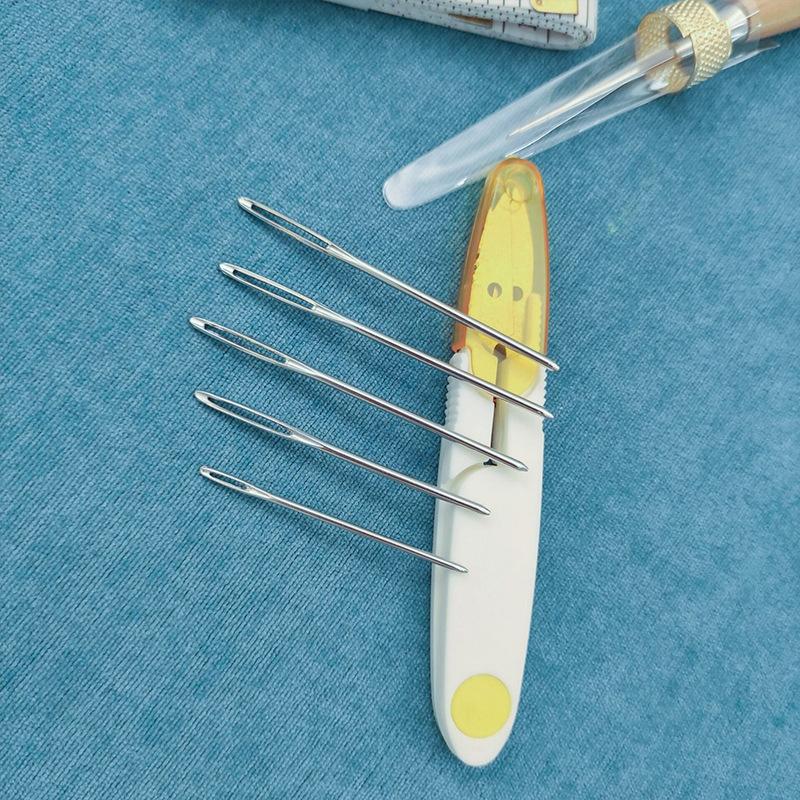 Leather Working Kit with Leather Needles Sewing Awl Waxed Thread Leather Upholstery Repair Kit, Sewing Tools for Hand Stitchin