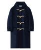 Untapped Studio Oversized Heavy Duffle Long Coat Navy
