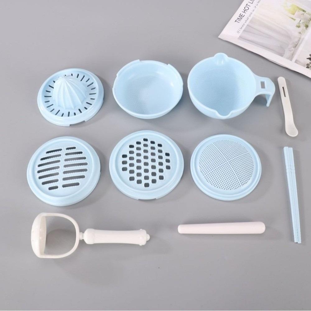 Einfarbige Babynahrungsschale zum Mahlen Handgemachter Gemüsehacker Gemüseverarbeitung