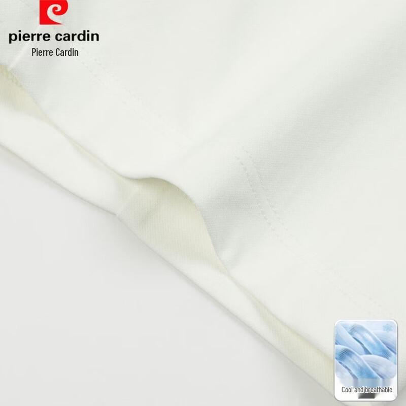 Pierre Cardin Men's Half-Zip Stand Collar Short Sleeve T-Shirt