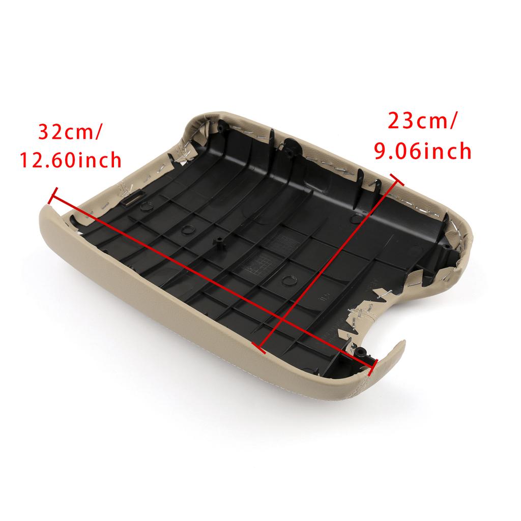 Beige Leather Armrest Centre Console Lid For Honda Accord 2008-2012