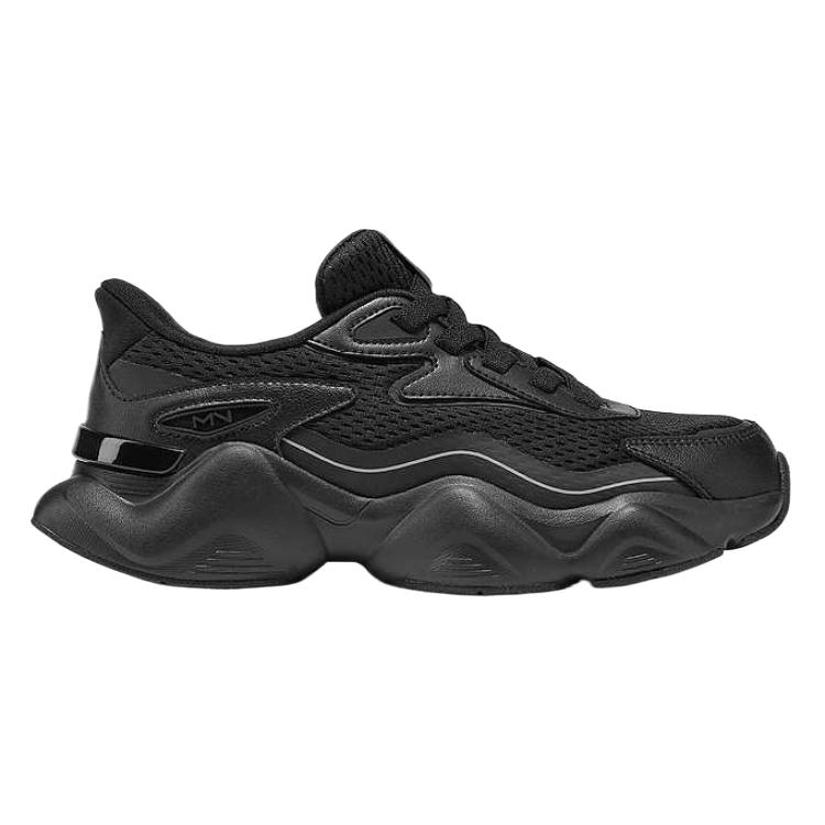 Skechers Street Mesh Synthetic Leather Comfortable Lace-Up Round Toe Shock Absorbing Breathable Dad Shoes Women sneakers 191943-BBK