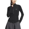 adidas TECH SLIM KNIT JACKET Women's Black JJ1115
