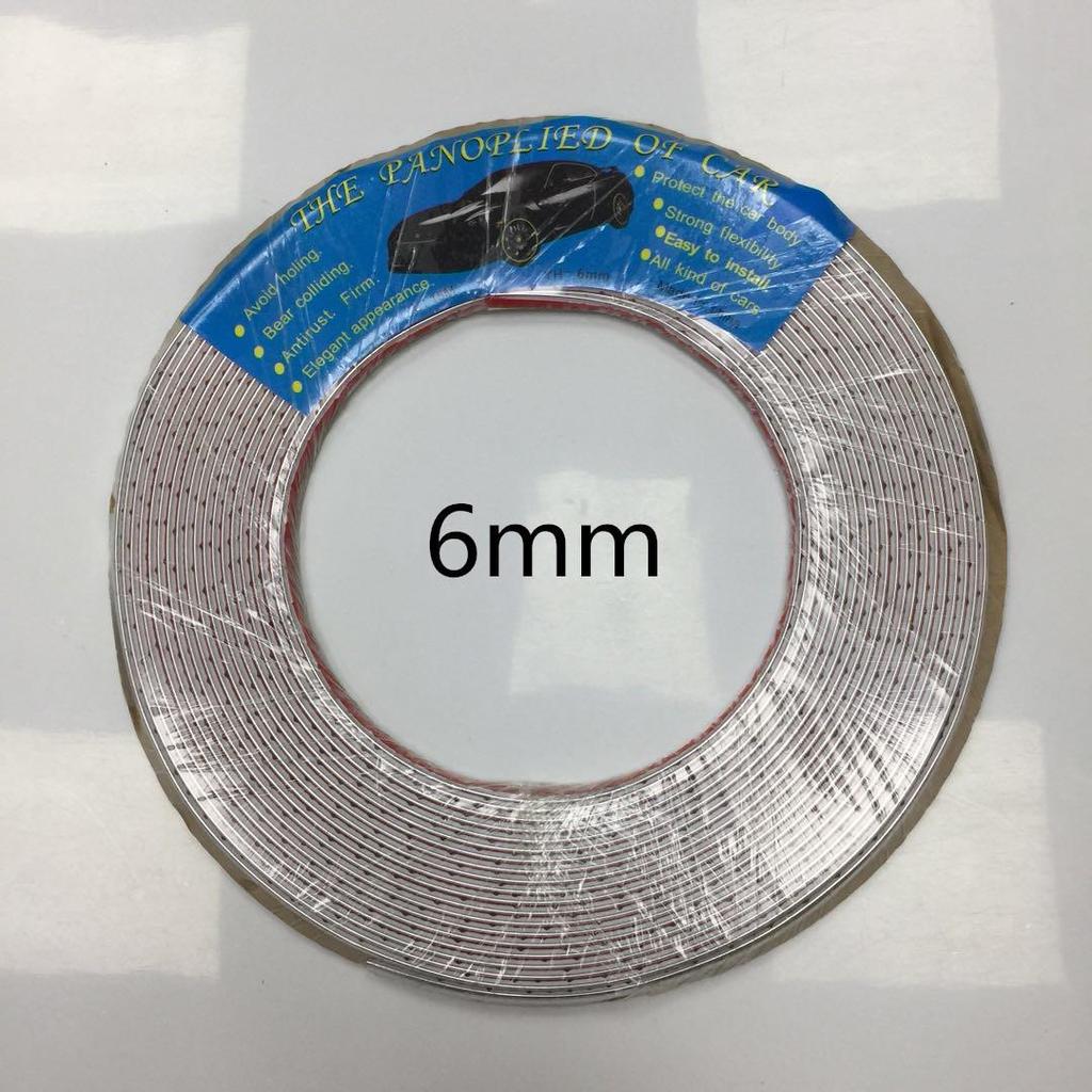 Universal Chrome Trim Decoration for Car Windows and Door Edges