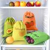 Fruit Vegetable Freshkeeping Bag Banana Storage Bag Vegetable Preservation Anti Ripening Insulated Drawstring Reusable