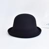 Women 100% Wool Formal Felt Fedora Hats Flat Top Vintage Cloche Hat Fedora High Quality