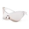 Oversized Sport Punk Sunglasses Wrap Around  Women Sunglasses Silver One Piece Frameless Eyewear Trend Shades Men Sun Glasses