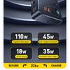 226W Car Charger Fast Charging Cigarette Lighter Split Adapter PD QC3.0 USB Voltage Display Front Rear Charge 12V 24V Truck SUV