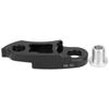Mountain Bike Rear Derailleur Hanger Bicycle Aluminum Alloy Tail Hook Extender AccessoryBlack