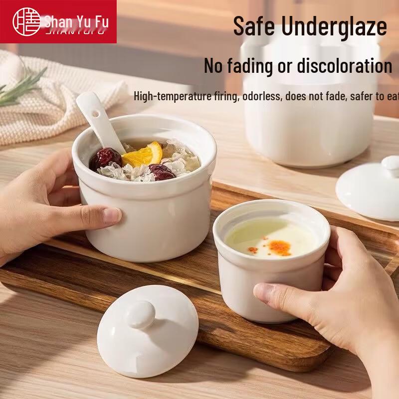 ShanyuFu Ceramic Stew Pots & Steamed Egg Bowls