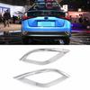 Chrome 2X Rear Fog Lamp Light Decor Cover Trim For Toyota Prius 2019-2021 Auto