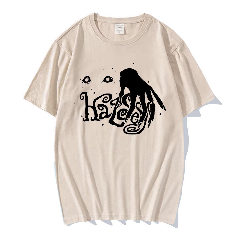 Unisex Streetwear HALSEY Badlands Fashion T-shirt Cotton Short Sleeve Male Tshirt Casual Loose O-neck Men Tee-shirt Print Clothes