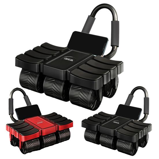 Abdominal Roller Wheel with Automatic Rebound Elbow Support Men Women Core Workout