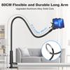 Gooseneck Cell Phone Holder Universal 360 Flexible Mobile Stand Lazy Bracket Mount Long Arms Clamp For iPhone Xiaomi Samsung